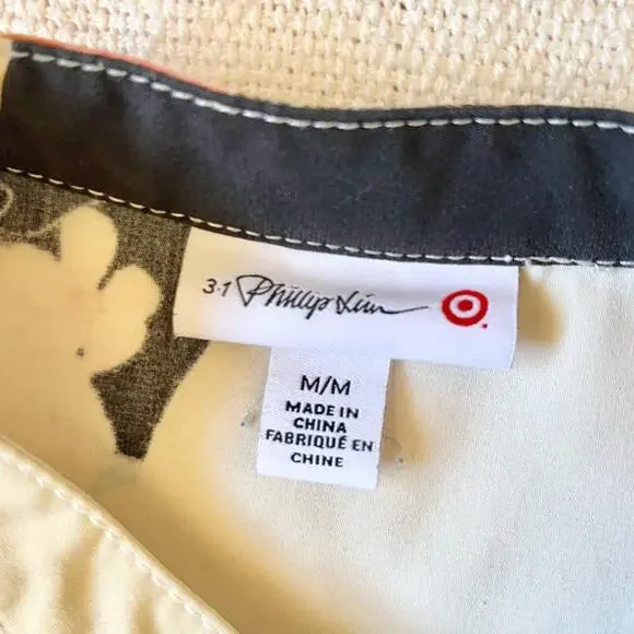 3.1 Phillip Lim Target Floral Zip Shirt Dress size medium - Picture 5 of 14